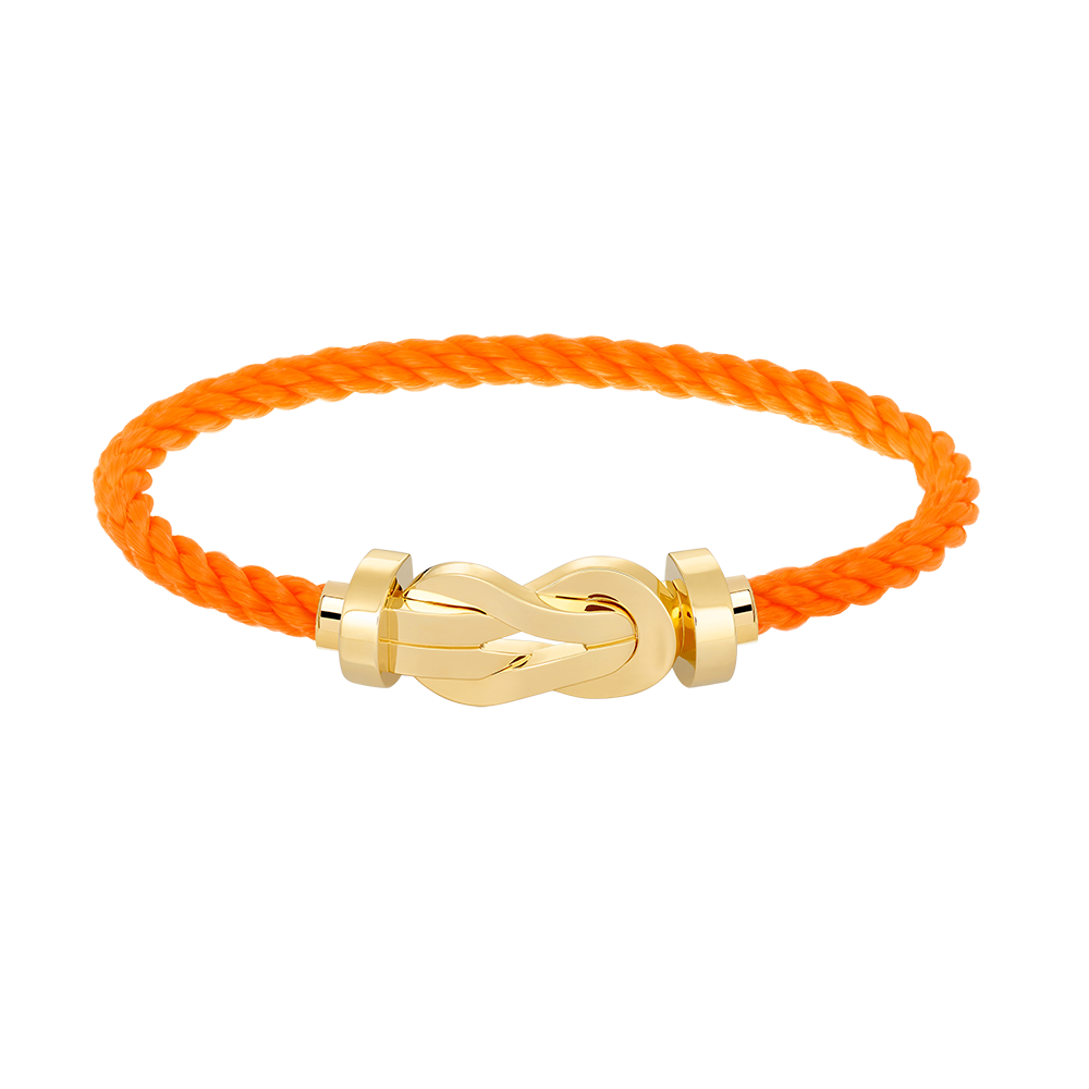 GlowCHANCE LARGE 8 FIGURE BUCKLE NO DIAMOND BRACELET GOLD