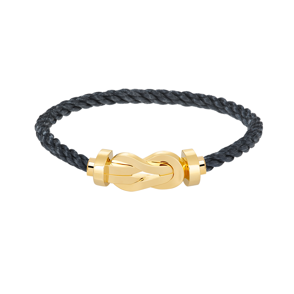GlowCHANCE LARGE 8 FIGURE BUCKLE NO DIAMOND BRACELET GOLD