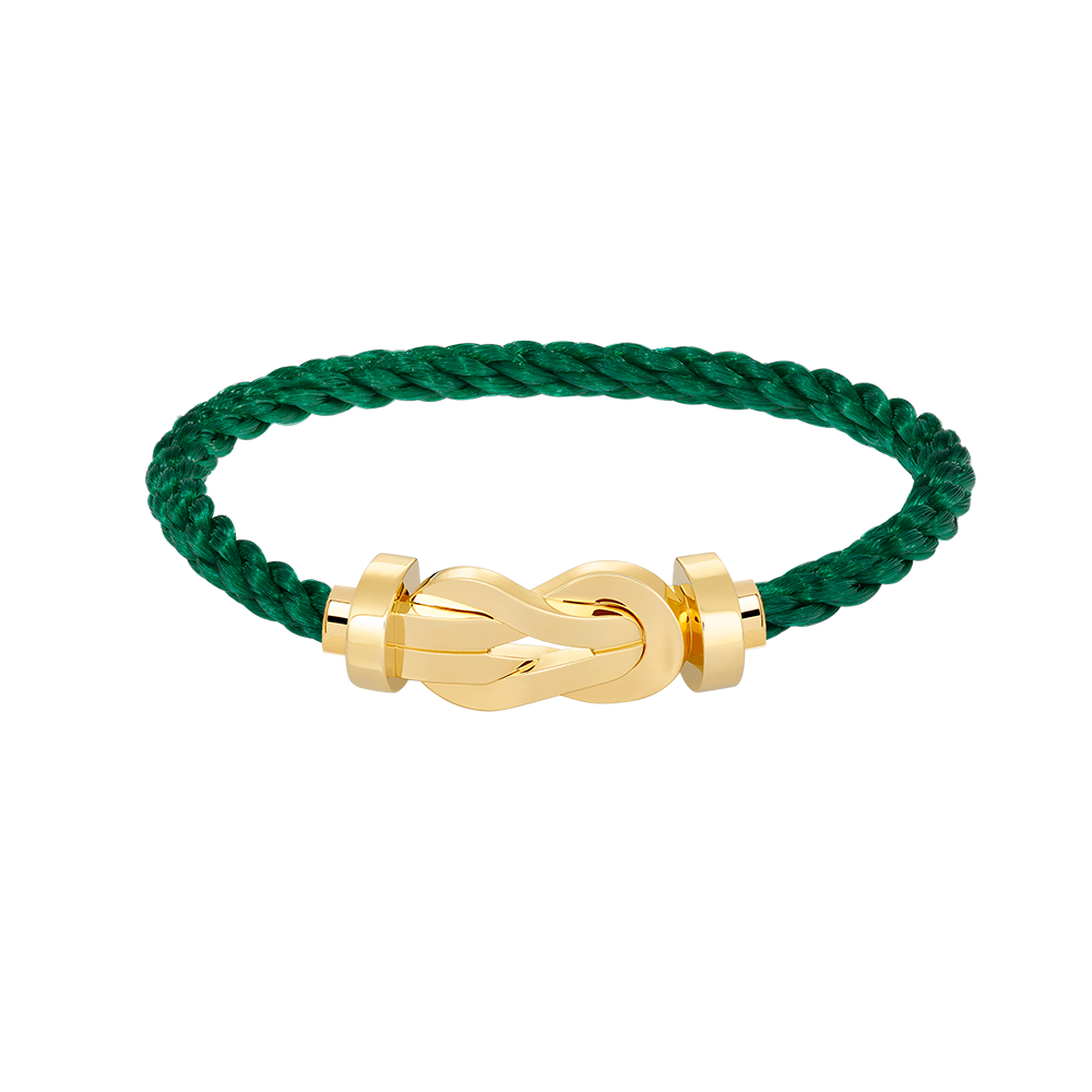 GlowCHANCE LARGE 8 FIGURE BUCKLE NO DIAMOND BRACELET GOLD