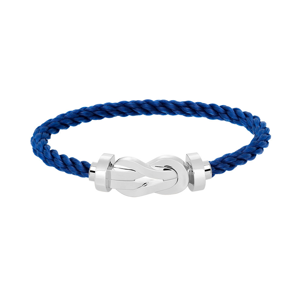 GlowCHANCE LARGE 8 FIGURE BUCKLE NO DIAMOND BRACELET SILVER