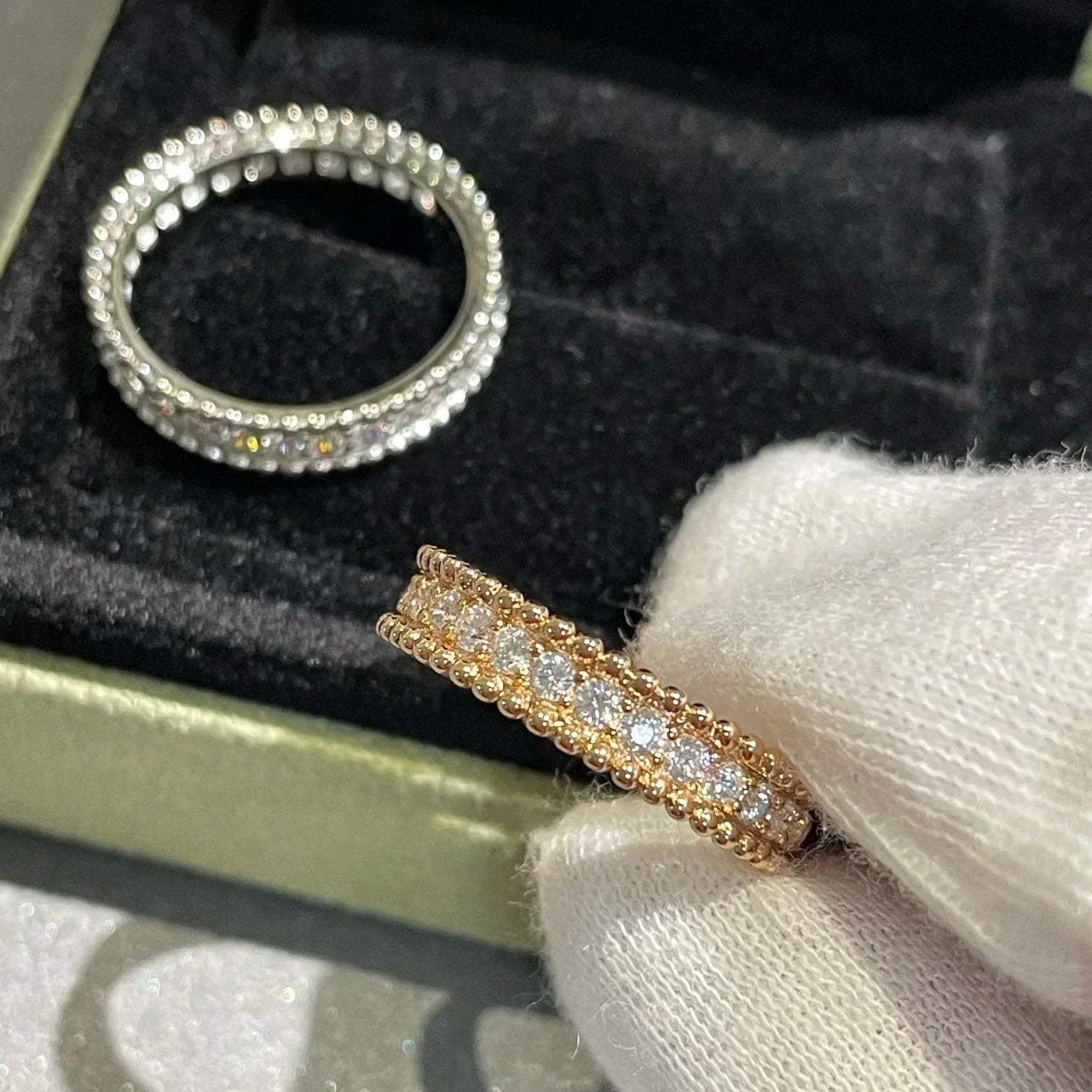¡®Glow¡¯PERLEE DIAMOND ROSE GOLD RING