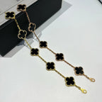 [Glow]New  CLOVER 5 MOTIF ONYXS BRACELET COLLECTION
