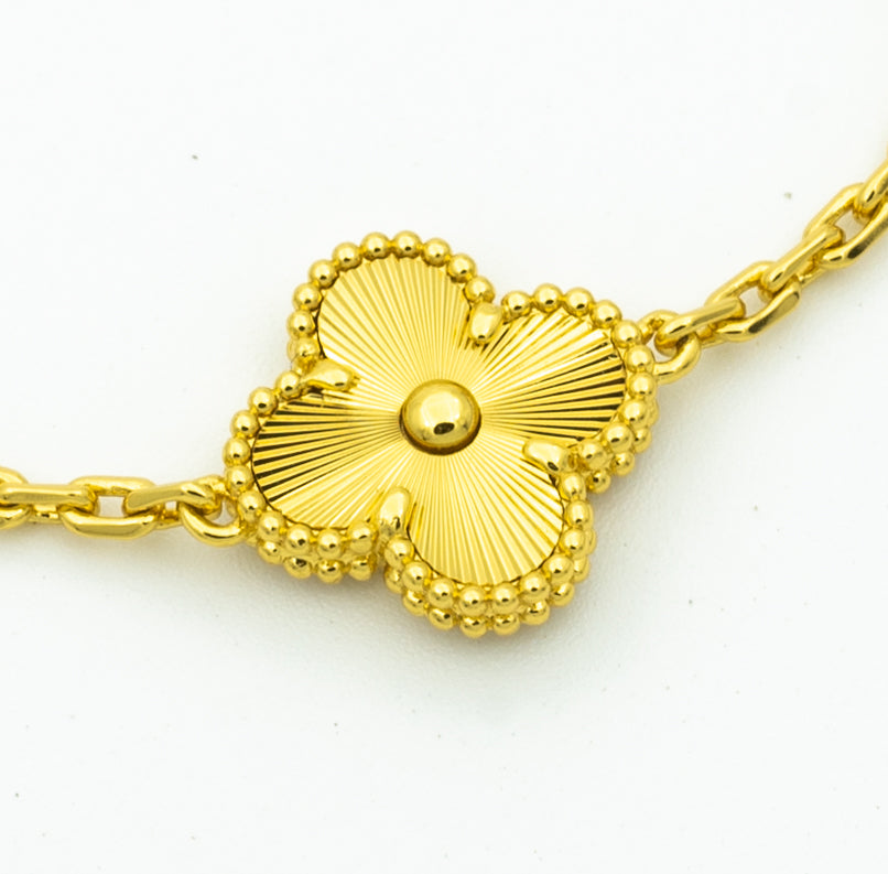 [Glow]New  CLOVER 5 MOTIF LASER BRACELET COLLECTION