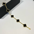 [Glow]New  CLOVER 5 MOTIF ONYXS BRACELET COLLECTION