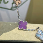 [Glow]New  CLOVER 5 MOTIF VIOLET BRACELET COLLECTION