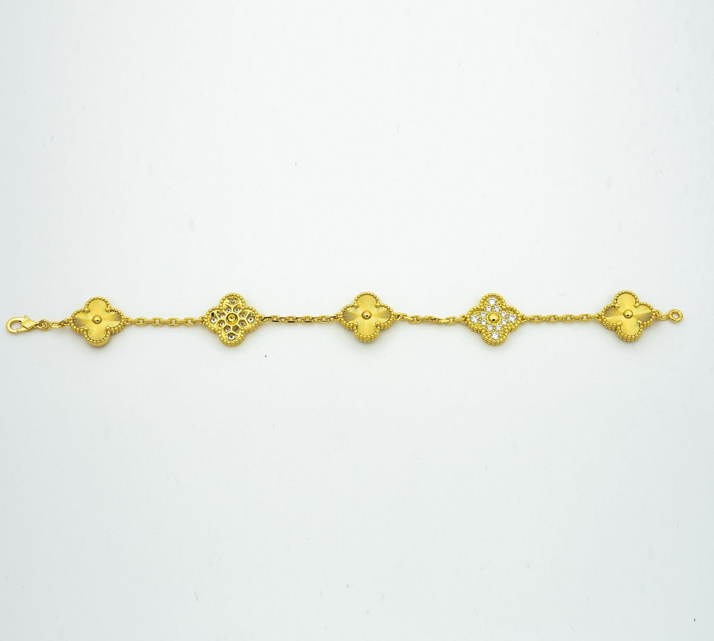 [Glow Jewelry] CLOVER 5 MOTIF LASER BRACELET COLLECTION
