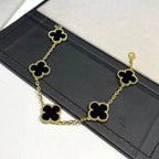[Glow]New  CLOVER 5 MOTIF ONYXS BRACELET COLLECTION