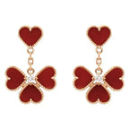 ¡®Glow¡¯SWEET CLOVER CARNELIAN EARRINGS