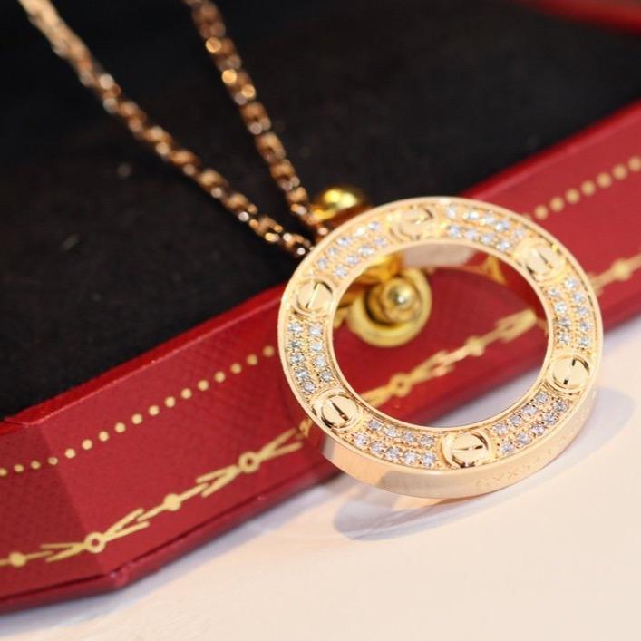 GlowLOVE NECKLACE ADJUSTABLE ROSE GOLD