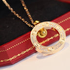 GlowLOVE NECKLACE ADJUSTABLE ROSE GOLD