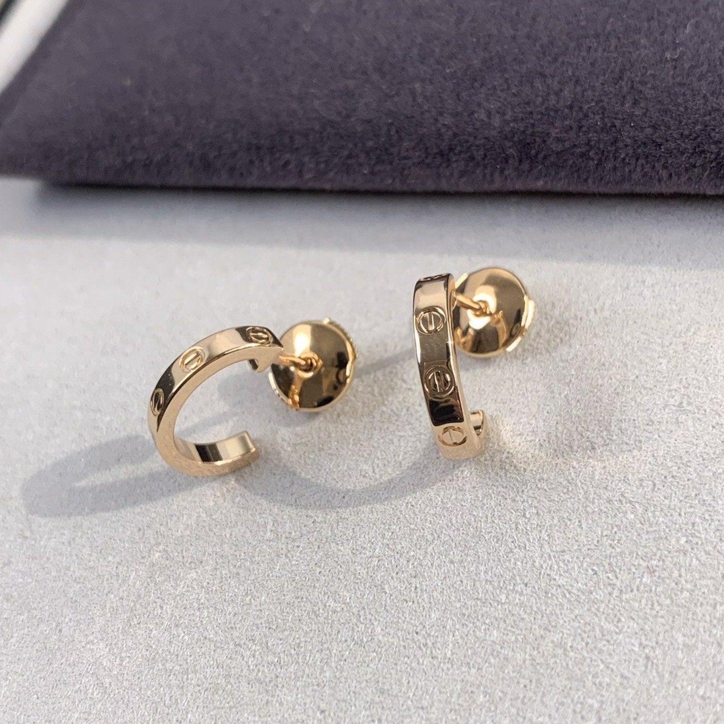 GlowLOVE EARRINGS 2.65MM PINK GOLD