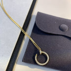 GlowJUSTE NECKLACE GOLD DIAMONDS
