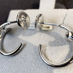 GlowJUSTE EARRINGS SILVER