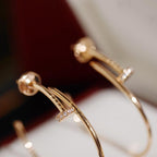 GlowJUSTE EARRINGS DIAMONDS 1.8MM