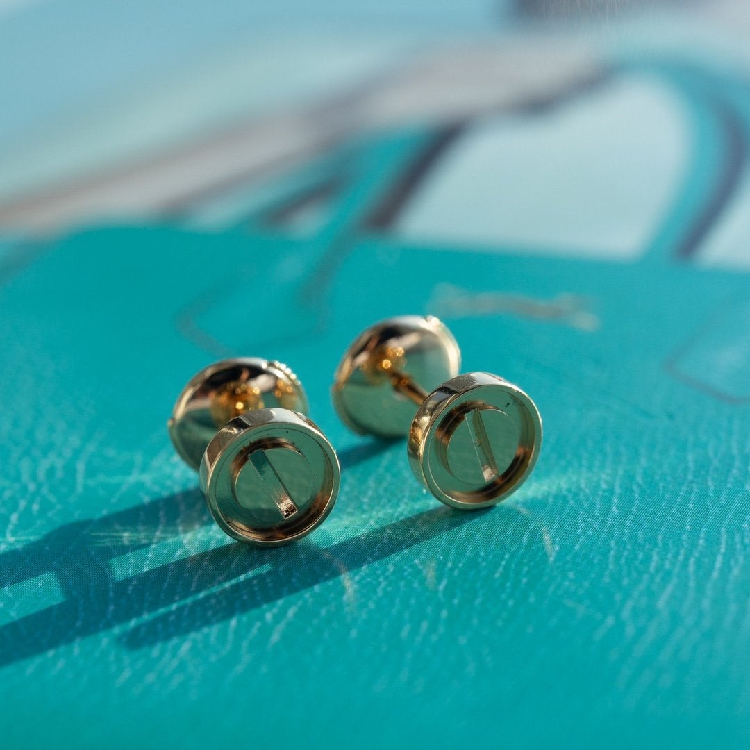 GlowLOVE EARRINGS PINK GOLD 10MM