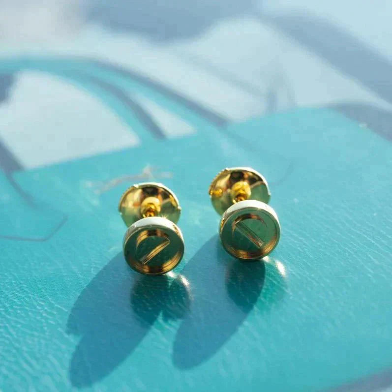 GlowLOVE EARRINGS GOLD 10MM