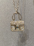 GlowCONSTANCE PEDANT DIAMOND NECKLACE