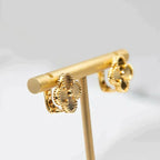 ¡®Glow¡¯CLOVER MEDIUM 1 MOTIFS LASER EARRINGS