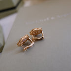 ¡®Glow¡¯LUCKY PINK GOLD WHITE MOP EARRINGS