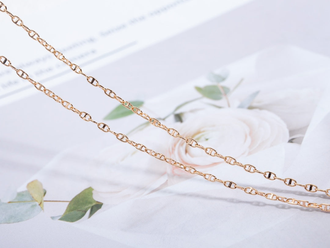 GlowECHAPPEE NECKLACE PINK GOLD