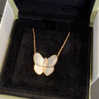 ¡®Glow¡¯BUTTERFLY GOLD MOP DIAMOND NECKLACE