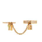GlowHM KELLY CLOCHETTE DOUBLE RING IN  WITH DIAMONDS