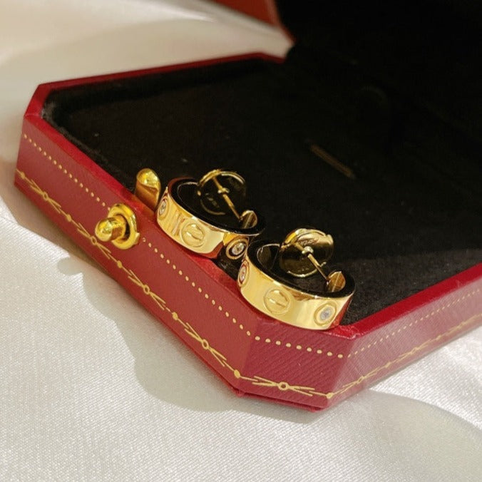 GlowLOVE EARRINGS 5.7MM 2 DIAMONDS