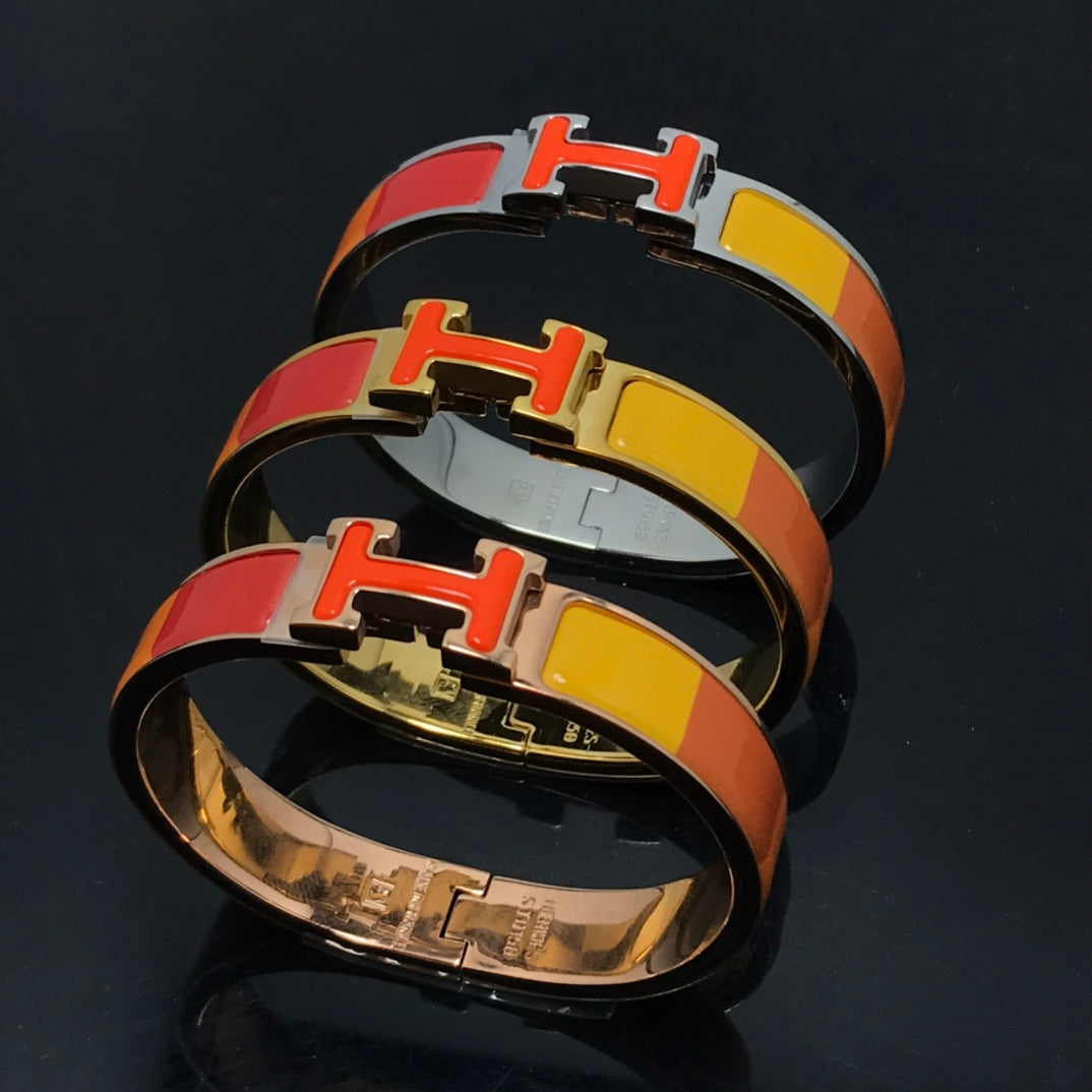 GlowH BRACELET ORANGE RAINBOW CERAMIC