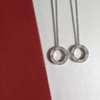 GlowLOVE NECKLACE ADJUSTABLE SILVER