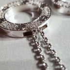 GlowLOVE NECKLACE ADJUSTABLE SILVER