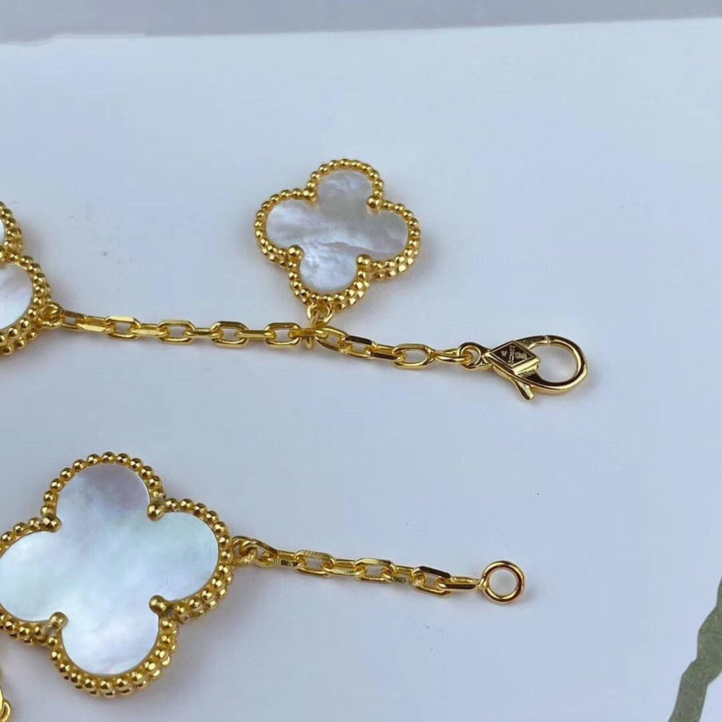 ¡®Glow¡¯MAGIC CLOVER MOP GOLD BRACELET 5 MOTIFS
