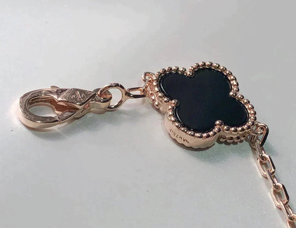 [Glow]New CLOVER 5 MOTIFS MULTICOLOR BRACELET