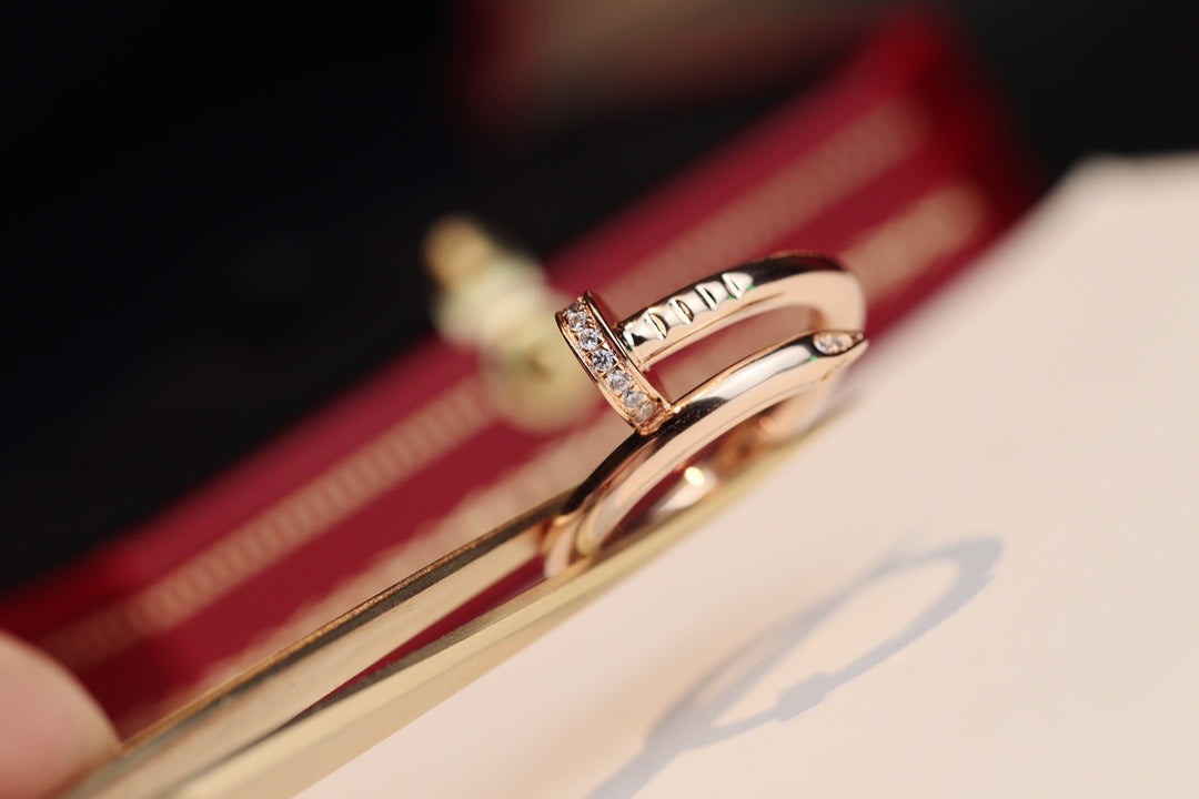GlowJUSTE RING 2.65MM PINK GOLD DIAMOND