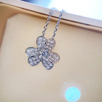 ¡®Glow¡¯CLOVER DIAMOND NECKLACE SILVER