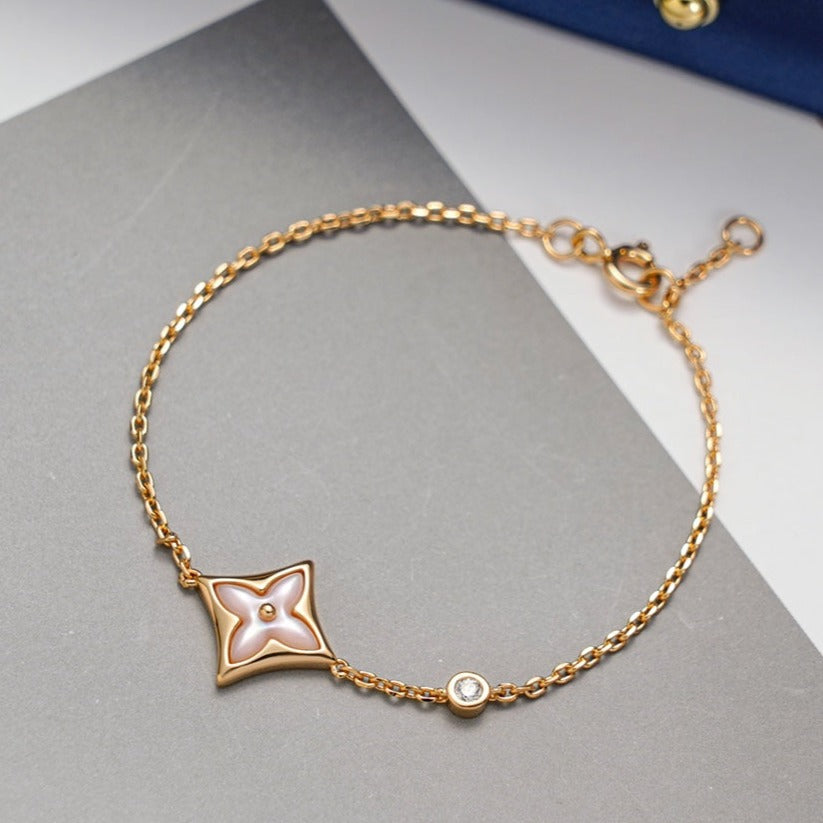 GlowSTAR 1 DIAMOND PINK GOLD BRACELET