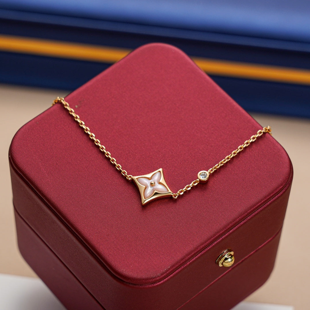 GlowSTAR 1 DIAMOND PINK GOLD BRACELET