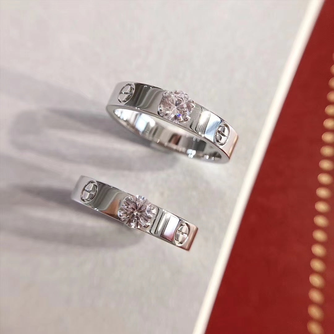 GlowLOVE RING 3.6MM 1 BIG DIAMOND