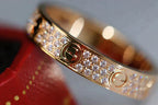 GlowLOVE RING 3.6MM DIAMOND PAVED