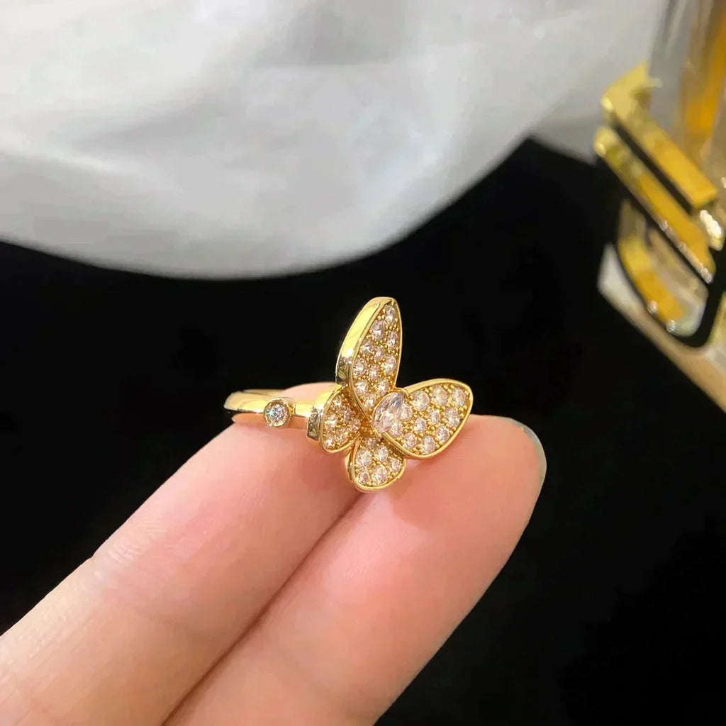 ¡®Glow¡¯BUTTERFLY DIAMOND RING