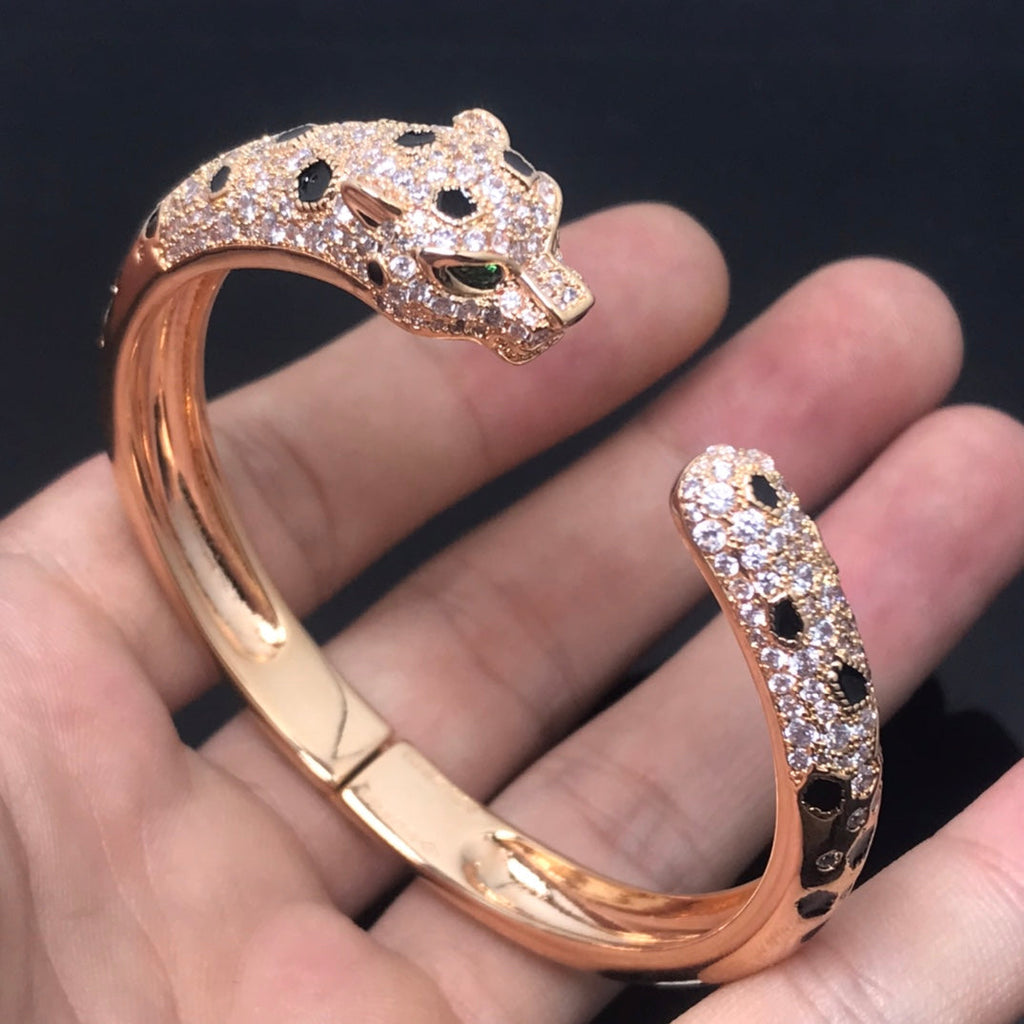 GlowPANTHERE BIG BRACELET DIAMONDS
