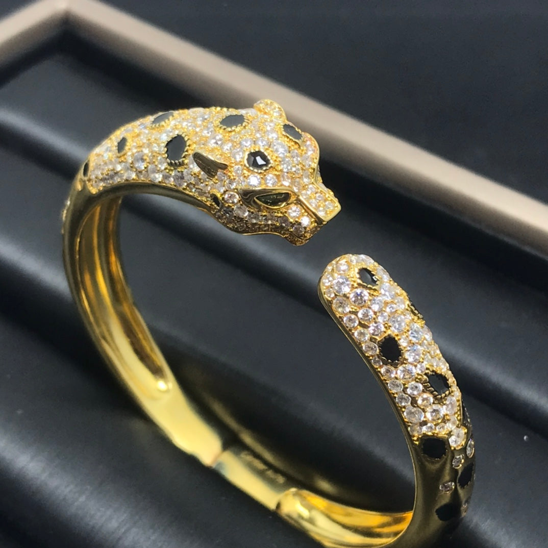GlowPANTHERE BIG BRACELET DIAMONDS