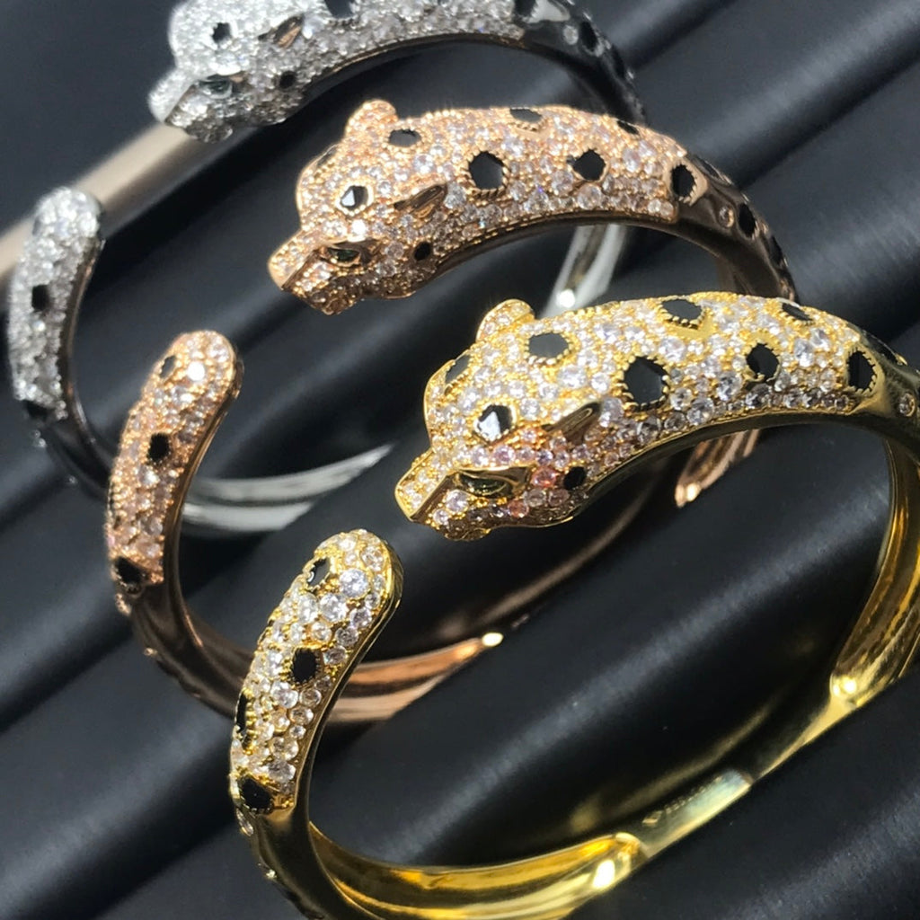 GlowPANTHERE BIG BRACELET DIAMONDS