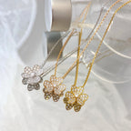¡®Glow¡¯FLOWER DIAMOND NECKLACE