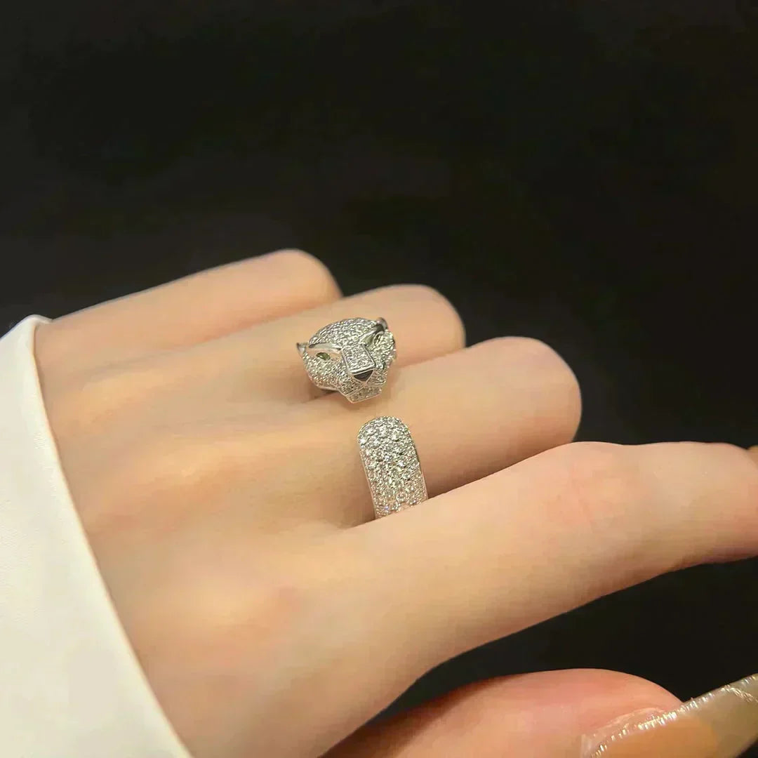 GlowPANTHERE 5.5MM ALL DIAMOND RING