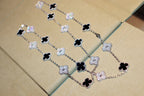 ¡®Glow¡¯CLOVER 20 MOTIFS ONYX DIAMOND SILVER