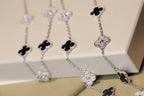 ¡®Glow¡¯CLOVER 20 MOTIFS ONYX DIAMOND SILVER