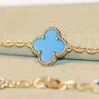¡®Glow¡¯CLOVER 20 MOTIFS TURQUOISE GOLD