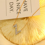 GlowVOLT SILVER DIAMOND PEDANT NECKLACE