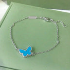 ¡®Glow¡¯BUTTERFLY TURQUOISE BUTTERFLY BRACELET SILVER