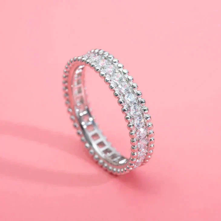 ¡®Glow¡¯PERLEE DIAMOND SILVER RING